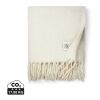 Vinga Saletto wool blend pläd vit-beige
