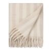VINGA Lioro GRS wool blend pläd beige