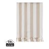 VINGA Ornos GRS hamam familjehandduk beige-vit