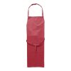 Polyester (200 gr/m²) apron Mindy Röd | Inget reklamtryck | Inte tillgängligt | Inte tillgängligt
