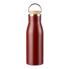 Recycled stainless steel bottle Aline mörkröd | Inget reklamtryck | Inte tillgängligt | Inte tillgängligt