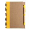 Anteckningsblock, miljövänligt Gul | Inget reklamtryck | Inte tillgängligt | Inte tillgängligt