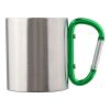 Resemugg i rostfritt stål med dubbla väggar (185 ml) Grön | Inget reklamtryck | Inte tillgängligt | Inte tillgängligt