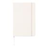 PU notebook (A5) Bradley Vit | Inget reklamtryck | Inte tillgängligt | Inte tillgängligt