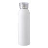 Stainless steel single-walled drinking bottle 650 ml Cindy Vit | Inget reklamtryck | Inte tillgängligt | Inte tillgängligt