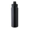 Stainless steel double walled bottle (800 ml) Zinnia Svart