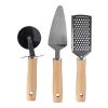 Metal and wooden kitchen tool set Sylvan Brun | Inget reklamtryck | Inte tillgängligt | Inte tillgängligt