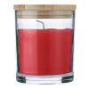 Glass candle Riven Röd | Inget reklamtryck | Inte tillgängligt | Inte tillgängligt