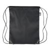 rPET polyester (210D) drawstring backpack Calix Svart