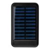 Aluminium solar power bank Tycho Svart