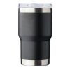 Recycled stainless steel double-walled travel mug (350 ml) Ayen Svart | Inget reklamtryck | Inte tillgängligt | Inte tillgängligt