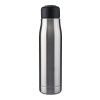 Recycled stainless steel double-walled drinking bottle (500 ml) Solene Silver | Inget reklamtryck | Inte tillgängligt | Inte tillgängligt