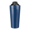 Recycled stainless steel single-walled drinking bottle (750 ml) Orla Koboltblå