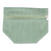 Corduroy zippered cosmetic pouch Tia pastel green | Inget reklamtryck | Inte tillgängligt | Inte tillgängligt