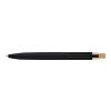 Recycled aluminium lacquered push ballpen Maren Svart