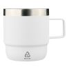 Recycled stainless steel double-walled cup (180 ml) Lilia Vit | Inget reklamtryck | Inte tillgängligt | Inte tillgängligt