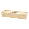 Wooden box with domino game Enid Brun | Inget reklamtryck | Inte tillgängligt | Inte tillgängligt