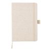Hemp notebook A5 Barbara beige | Inget reklamtryck | Inte tillgängligt | Inte tillgängligt