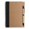 Wire bound notebook with ballpen. Stella Svart | Inget reklamtryck | Inte tillgängligt | Inte tillgängligt