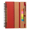 Recycled paper notebook Angela Röd | Inget reklamtryck | Inte tillgängligt | Inte tillgängligt