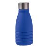 Silicone foldable drinking bottle 550 ml Erin Koboltblå | Inget reklamtryck | Inte tillgängligt | Inte tillgängligt