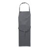 Polyester (200 gr/m²) apron Mindy Grå