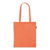 Recycled nonwoven (80 gsm) shopping bag Vian Orange | Inget reklamtryck | Inte tillgängligt | Inte tillgängligt