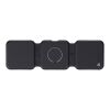 Wireless charger Trigo | Recycled | 3-in-1 Svart