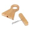 Wine bottle holder Vincio | Recycled bamboo Brun
