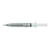 Recycled ABS syringe shaped ballpen Dr. David Transparent