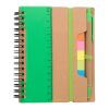 Recycled paper notebook Angela Ljusgrön