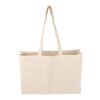 Oeko-Tex cotton (220 gsm) shopping bag Imogen beige