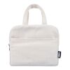 Recycled polycotton (330 gsm) cooler bag Elowen beige
