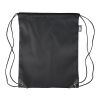 rPET polyester (210D) drawstring backpack Calix Svart