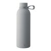Recycled stainless steel double-walled drinking bottle (500 ml) Sena Grå