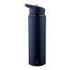Recycled stainless steel drinking bottle (500 ml) Zeno Blå