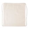 Gympapåse/Ryggsäck i bomull (120 g) beige