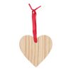 Juldekoration i trä, Hjärta Brun | Inget reklamtryck | Inte tillgängligt | Inte tillgängligt