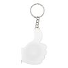 Nyckelring med måttband, 1 m Vit | Inget reklamtryck | Inte tillgängligt | Inte tillgängligt