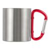 Resemugg i rostfritt stål med dubbla väggar (185 ml) Röd | Inget reklamtryck | Inte tillgängligt | Inte tillgängligt