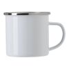 Enamel drinking mug (350 ml) Vit | Inget reklamtryck | Inte tillgängligt | Inte tillgängligt
