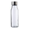 Flaska av glas och rostfritt stal (500 ml) 'Andrei' Transparent | Inget reklamtryck | Inte tillgängligt | Inte tillgängligt