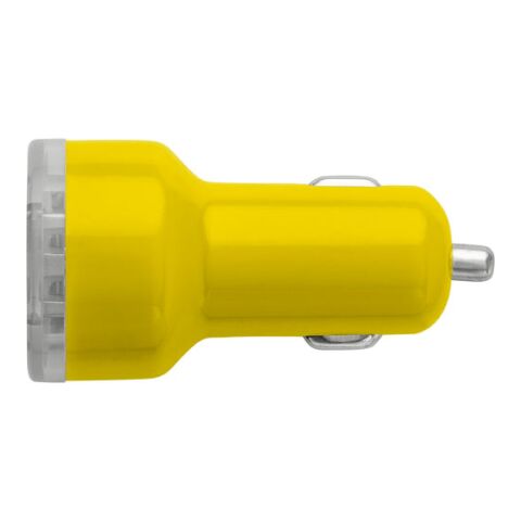 Biladapter i plast med två USB-uttag