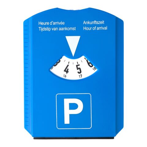 Isskrapa med parkeringsskiva