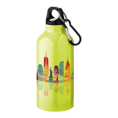 Oregon flaska med karbinhake Neongul | Inget reklamtryck | Inte tillgängligt | Inte tillgängligt
