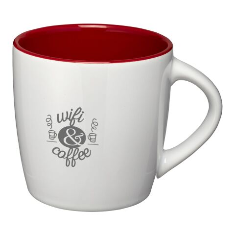 Aztec mugg Vit-Röd
