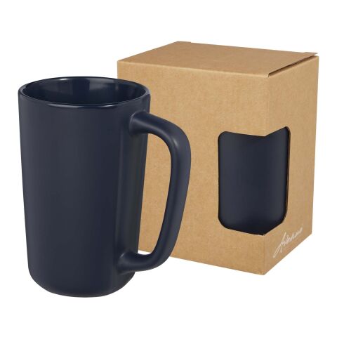 Perk 480 ml keramikmugg Standard | Marinblå | Inget reklamtryck | Inte tillgängligt | Inte tillgängligt