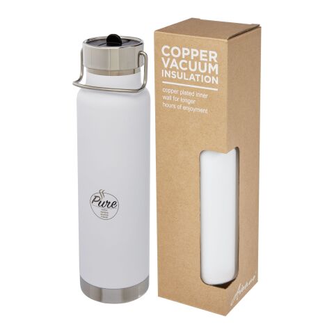 Thor 750 ml kopparvakuumisolerad sportflaska Standard | Vit | Inget reklamtryck | Inte tillgängligt | Inte tillgängligt
