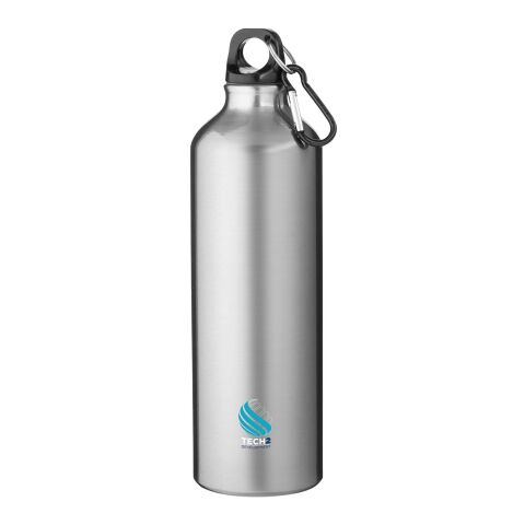 Oregon vattenflaska av RCS-certifierad återvunnen aluminium med karbinhake, 770 ml Standard | Silver | Inget reklamtryck | Inte tillgängligt | Inte tillgängligt