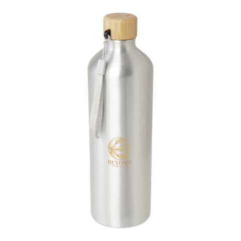 Malpenza 1000 ml vattenflaska av RCS-certifierad återvunnen aluminium Standard | Silver | Inget reklamtryck | Inte tillgängligt | Inte tillgängligt